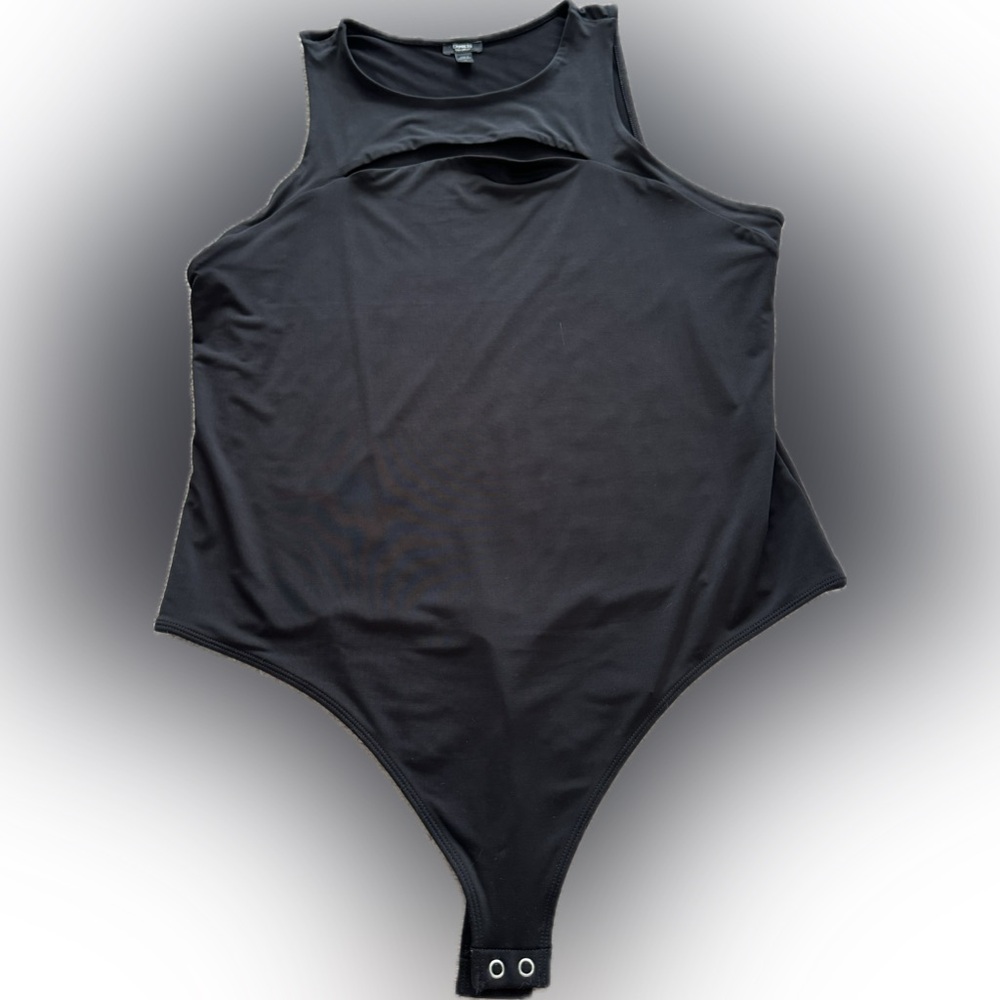 Express Black Body Contour Bodysuit